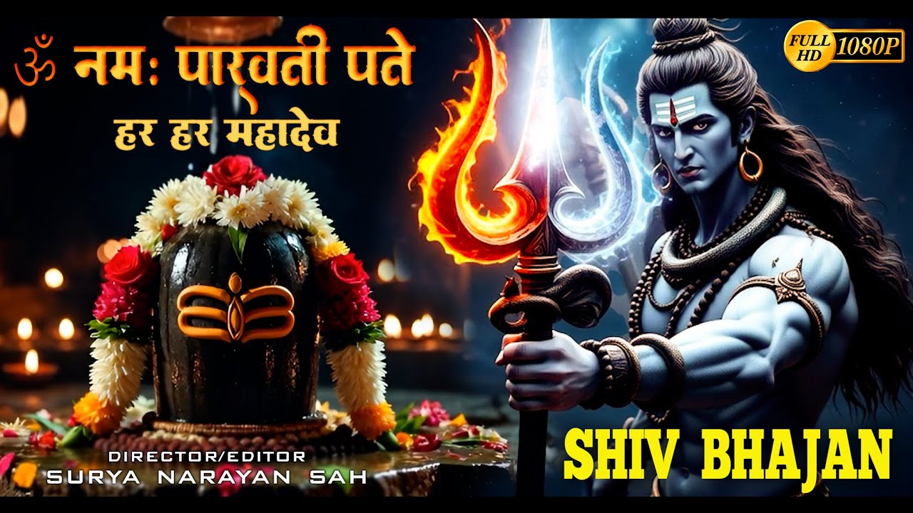 Shiv Bhajanॐ नमः पार्वती पते हर हर महादेव for POWER, PEACE & PROTECTION / Powerful Mahadev Song