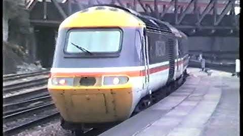 British Rail 1988-Newport with InterCity 125 HST and Class 37, 47 & 155 Sprinter DMU