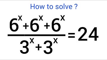 A Nice Algebra Equation • X=?