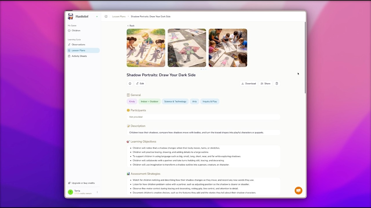 How to Create Lesson Plan From an Observation | AI tools for Early ...