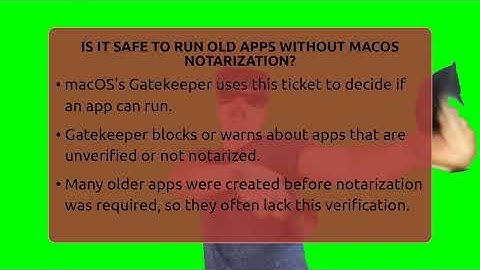 Is It Safe To Run Old Apps Without macOS Notarization? - Be App Savvy