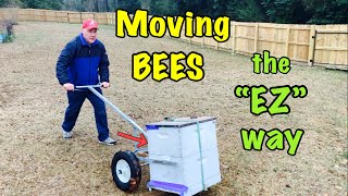 Moving a Beehive the EZ way | EZ Lift Hive Truck
