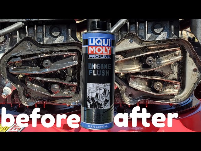 Liqui Moly Motorspülung Test Engine Flush Test Тест очистки двигателя Test  czyszczenia silnika 