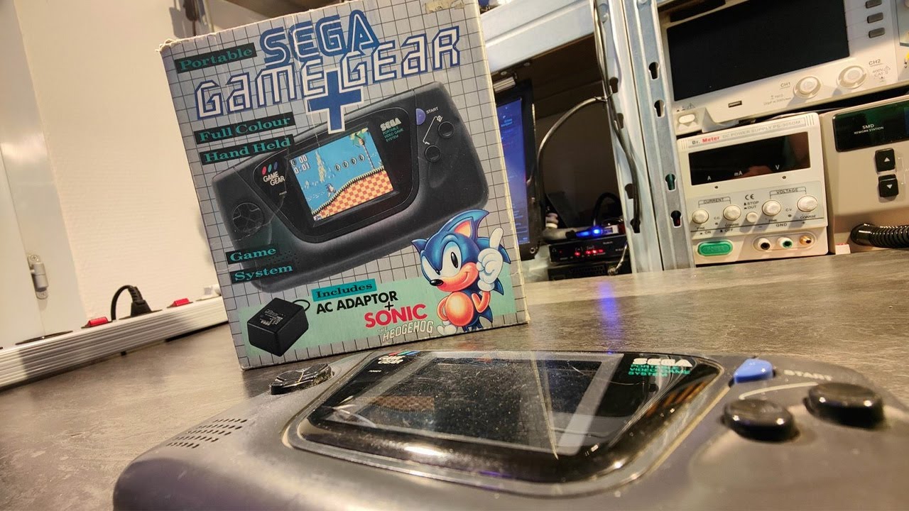 Sega Game Gear Écran RetroKai / Coque Retrosix / Condensateurs neufs
