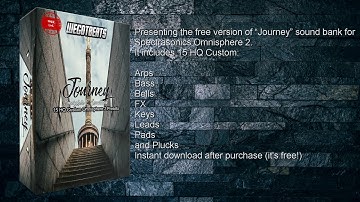 Free Omnisphere 2 Preset Bank 2019 🔥"Journey"🔥 15 Presets | Arps, Bass, Bells, FX, and more