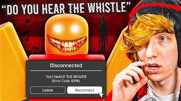 Investigating The Roblox Whistle Occurrence...