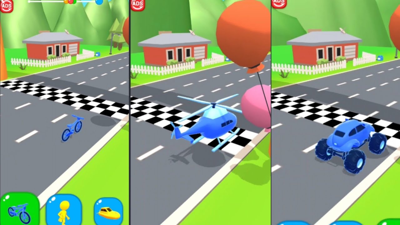 shape shifting full game play android | - YouTube