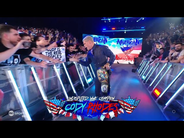 Cody Rhodes Entrance - WWE SmackDown, May 03, 2024 class=