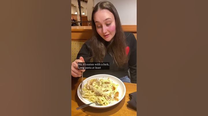 My cousin from Italy gives us her opinion on the Olive Garden!
