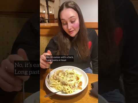 My cousin from Italy gives us her opinion on the Olive Garden!