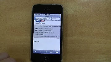 Neatcall Personal Mobile Scheduler iPhone Application