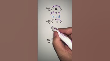 logarithms | Solving logarithmic equations #logarithm #algebra #highschool #shorts