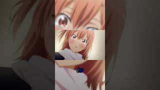 hikigaya made yukino happy but yui was alone #anime #animeshorts #oregairu