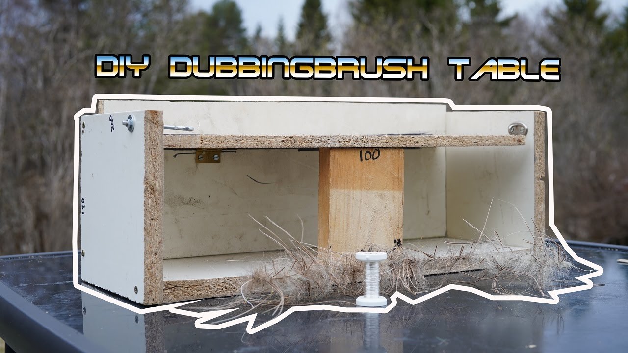 Making super SIMPLE DIY Dubbingbrush Table from random leftover stuf
