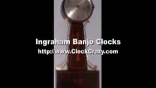 ingraham banjo clocks