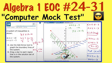 Algebra 1 EOC - #24-31 Computer Practice Exam
