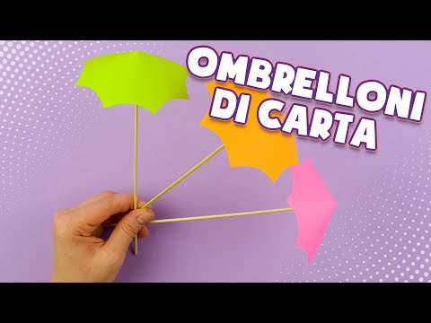 Video: Come Realizzare un Ombrello di Carta: 14 Passaggi (con Immagini)