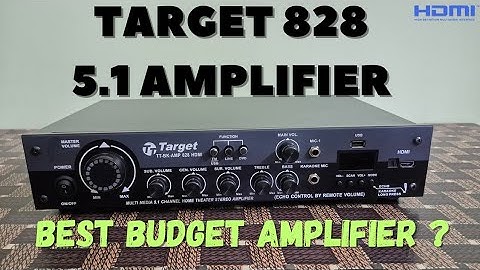 TARGET 828 5.1 Amplifier |  HDMI ARC Audio Amplifier  |  Unboxing and Review