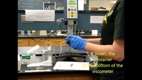 Viscosity of Non-Newtonian Fluid Using Brookfield Rotational Viscometer
