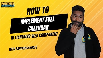 EP25 - How to implement the Full Calendar in @salesforce Lighting Web Component with @sfdcpanther