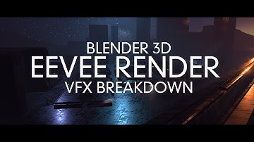Blender Eevee 2.8 City Test VFX Breakdown!!!