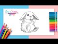 Cómo dibujar un CONEJO con lápiz - ideas de dibujos fáciles