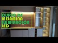 CURSO DE MELAMINA - LUCES LED EN MUEBLE DE TV