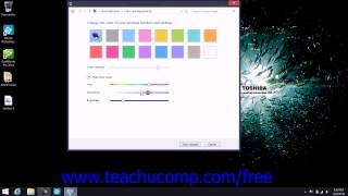 Windows 8.1 Tutorial Personalizing the Desktop Microsoft Training Lesson 4.2