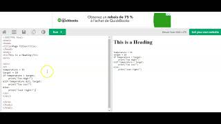 Inclure du code Python dans une page HTML pur un tutoriel