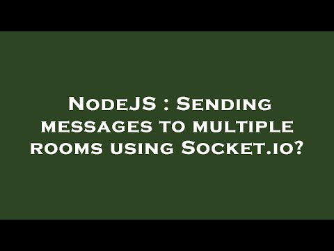 NodeJS : Sending