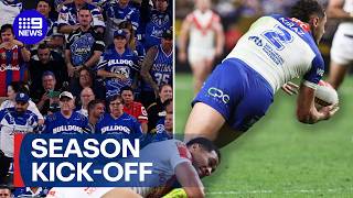 Bulldogs fans steal the show at NRL opening round in Las Vegas | 9 News Australia