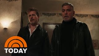 See first trailer for ‘Wolfs’ starring Brad Pitt and George Clooney