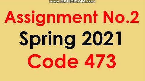 AIOU Code 473-2 Solved Assignment No.2 Autumn 2021