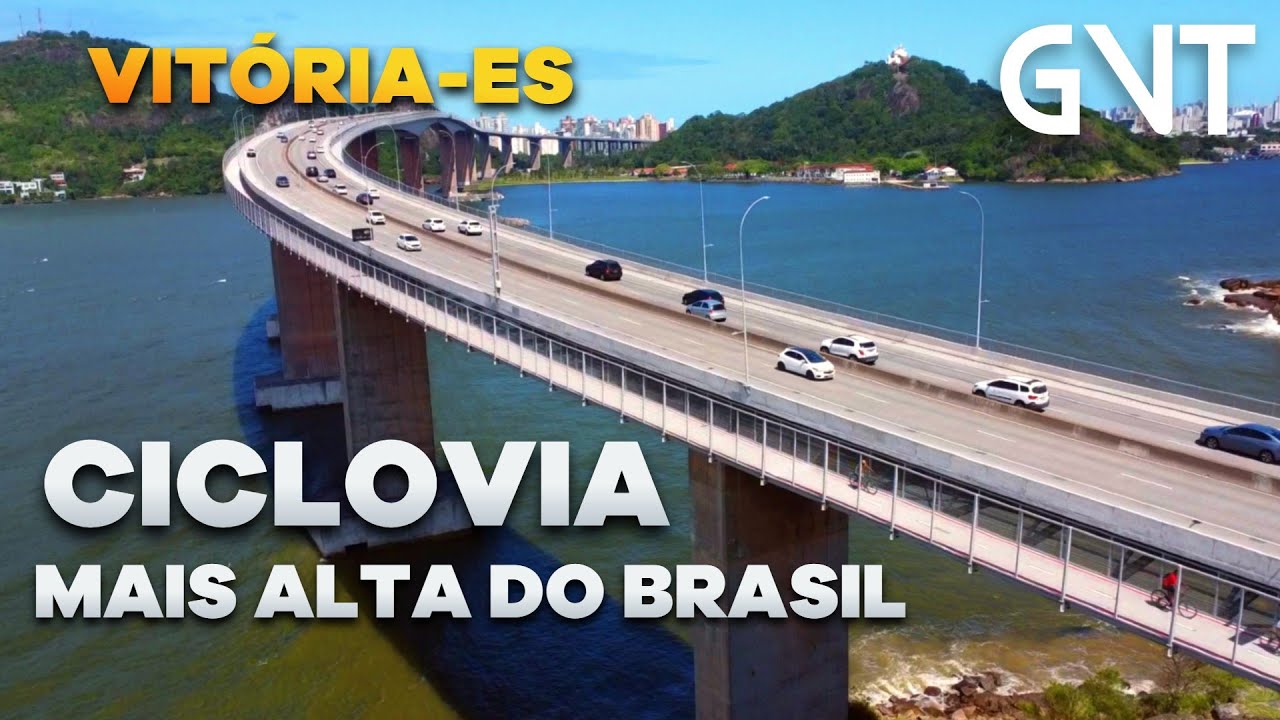 A CICLOVIA MAIS ALTA DO BRASIL | De Vitória a Vila Velha - ES | Terceira Ponte