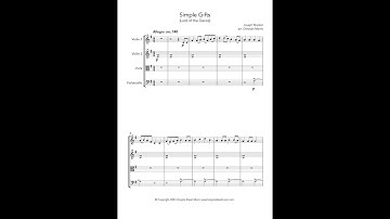 Simple Gifts (String Quartet)