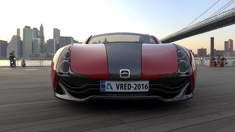 Awesome car images done with Autodesk VRED