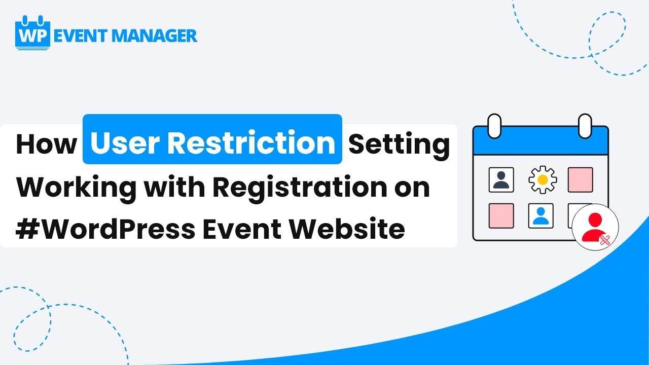 How User Restriction Setting Working with Registration on 