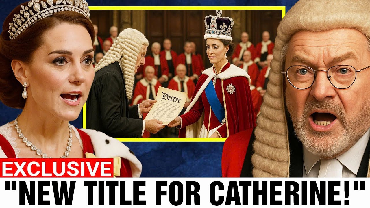 NEW TITLE! House of Lords Grants Catherine Prestigious Queenly Authority at  UK Parliament. - YouTube