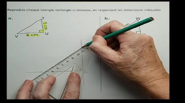 triangle rectangle compas ou pas