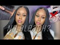 Beginner Friendly | FIXING UNDER BLEACHED KNOTS 4x4 Lace Closure Wig | ISEE Hair Aliexpress