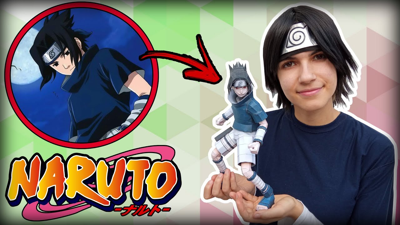 Miniatura Boneco Sasuke Uchiha Naruto Classico Feltro