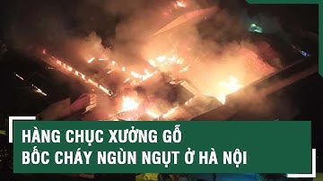 Hàng chục xưởng gỗ ở Hà Nội bốc cháy ngùn ngụt, đỏ rực cả một vùng | SKĐS