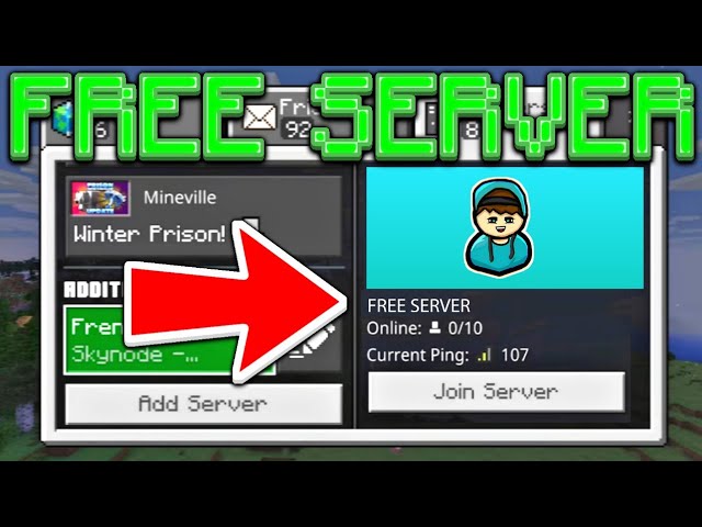 HOW TO CREATE A FREE SERVER in MCPE! - Minecraft Pocket Edition Tutorial  (Fast & Easy) 