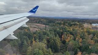 Landing in Burlington Vt