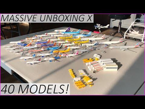 40+ MODEL UNBOXING! | Massive Unboxing X