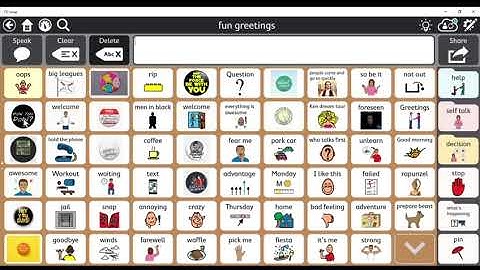 Pin button and fun greetings on Snap PODD 60