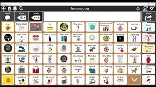 Pin button and fun greetings on Snap PODD 60