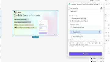Transez : Figma AI Translator ,Translation Efficiency-Boosting Tool.