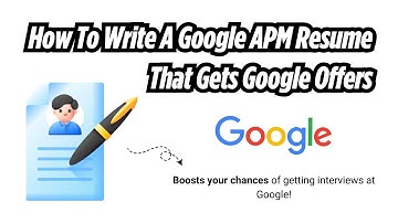 How to Write a Google APM Resume That Gets Google Offers | Step-by-Step Guide | Thewodm