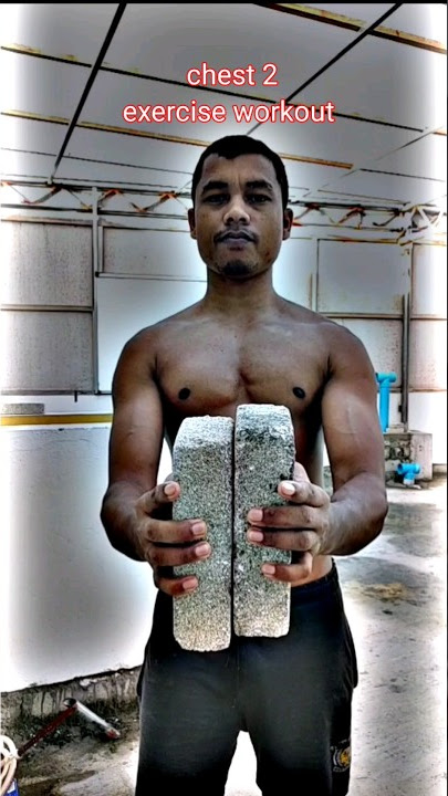 Quick Home Chest Workout for Beginners! (Using brick) 😱😱 #motivation 🔥🔥 #viral #chest #shorts